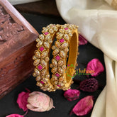 Kids Silk Thread Kundan Bangle-Kada -G4916